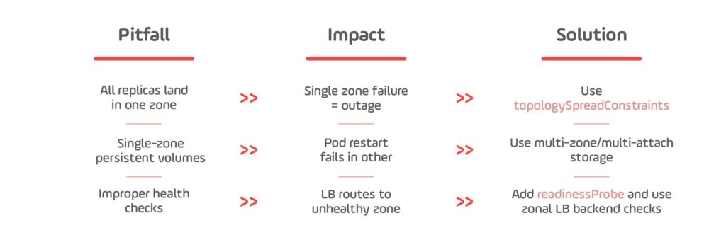 Common Pitfalls and Solutions for Multi-Zone Clusters