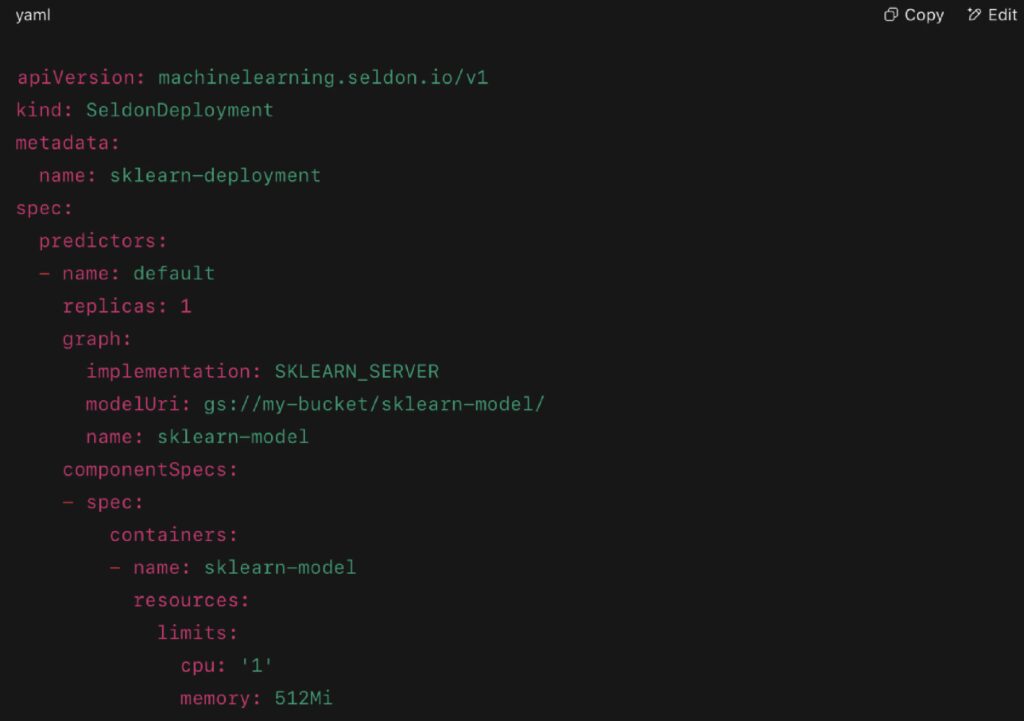 Real Example (Seldon Core)